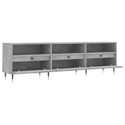 vidaXL Szafka pod TV, szarość betonu, 150x30x44,5 cm wariant 4