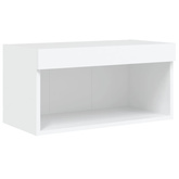 vidaXL Szafka pod TV, z oświetleniem LED, biała, 60x30x30 cm