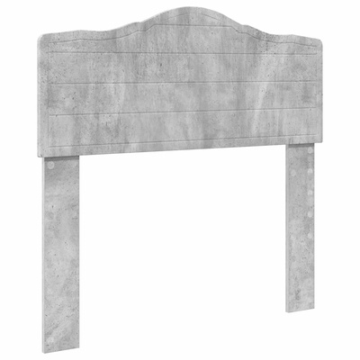 Ramka łóżka Betonowy szary 75 x 190 cm Drewno inżynieryjne