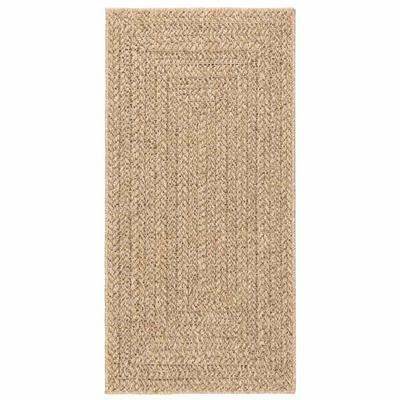 Dywan ZIZUR, 60x110 cm, stylizowany na jutowy