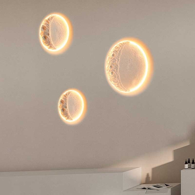 Plafon Księżyc Wpuszczany 60cm 17W Abruzzo Moon