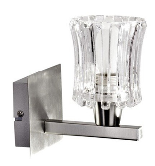 Lampa ścienna kinkiet 1X40W E14 satyna IBIZA 21-14504