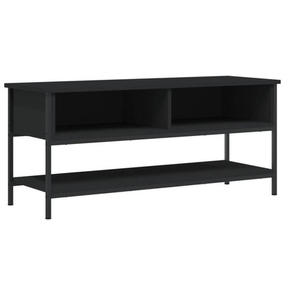 vidaXL Szafka pod TV, czarna, 100x35x45 cm, materiał drewnopochodny