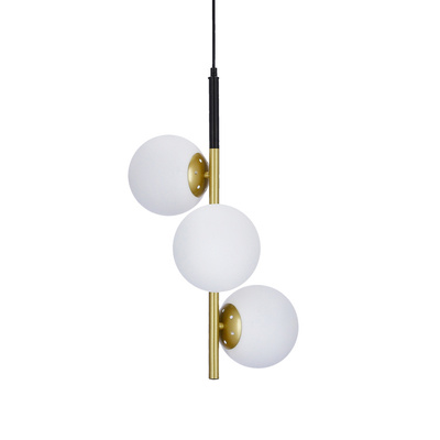 Lampa wisząca matowe złoto 3 Duo 33-01276
