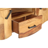 vidaXL Szafka pod TV, 115x30x42 cm, lite drewno sheesham