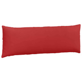 Poduszki na sofę 2 pcs Czerwony 120 x 40 cm tkanina