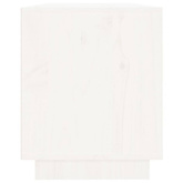 vidaXL Szafka pod TV, biała, 110,5x35x44 cm, lite drewno sosnowe