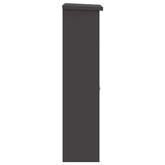 Skrzynka na przesyłki Czarny 44,5 x 29 x 110,5 cm Stal