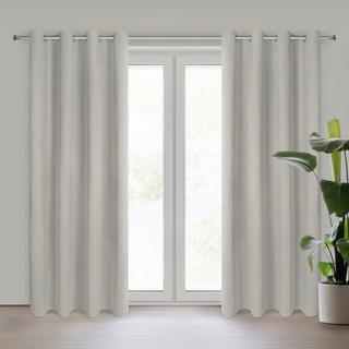 Zasłona Nita ciemnobeżowa 140x250