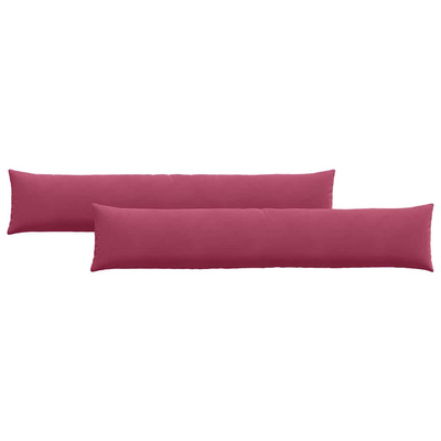 Poduszki na sofę 2 pcs Czerwone wino 200 x 40 cm