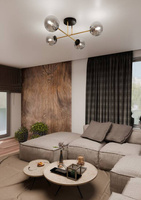 Lampa sufitowa MAGNUM 4 BL GRAFIT