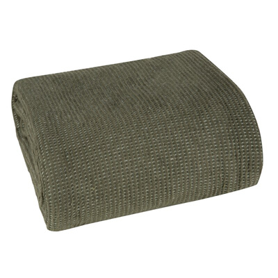 Koc Amber oliwkowy 180x220