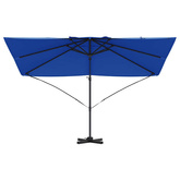 Parasol plażowy 351 x 250 x 260 cm Poliester i aluminium