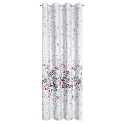 Zasłona Lea srebrna 140x250