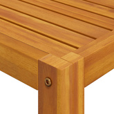 Modułowy zestaw sof z poduszkami 2 szt. Lite Drewno Akacji