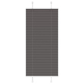 Roleta plisowana czarna 60x100 cm Szerokość tkaniny 59,4cm