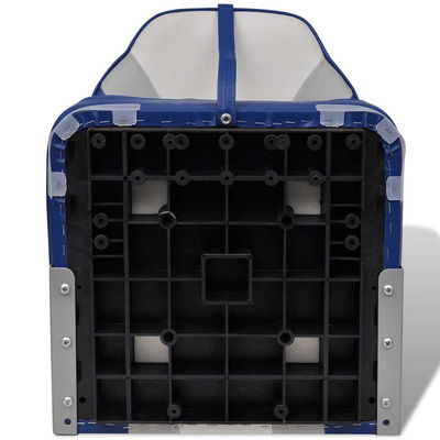 Składane siedzisko do łodzi, z wysokim oparciem