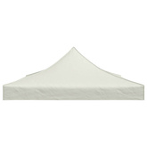 vidaXL Dach do namiotu imprezowego, 4 x 3 m, kremowy, 270 g/m²