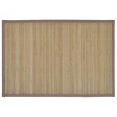 Bambusowe podkładki pod talerze, brązowe, 30 x 45 cm