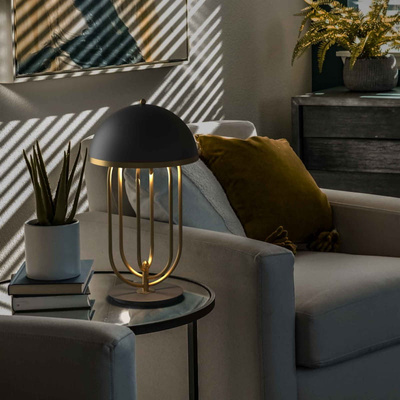 Lampka Biurkowa Bankierka Zielona Abruzzo Monza 2x E27