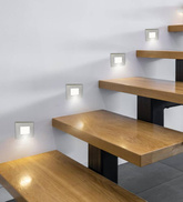 Oprawka schodowa kwadratowa satynowa G4 20W MS-04 Candellux 2207837