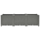 Donica do podwyższonej rabaty, 120x40x38 cm, polipropylen