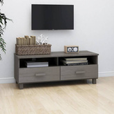 vidaXL Szafka pod TV HAMAR, jasnoszara, 106x40x40 cm, drewno sosnowe
