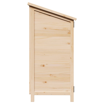 Shed ogrodowy naturalny 106,5 x 56 x 113,5 cm Drewno Świerkowe