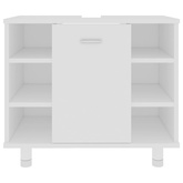 vidaXL Szafka łazienkowa, biała 60x32x53,5 cm, materiał drewnopochodny