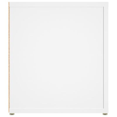 vidaXL Szafka pod TV, biała, 80x31,5x36 cm, materiał drewnopochodny