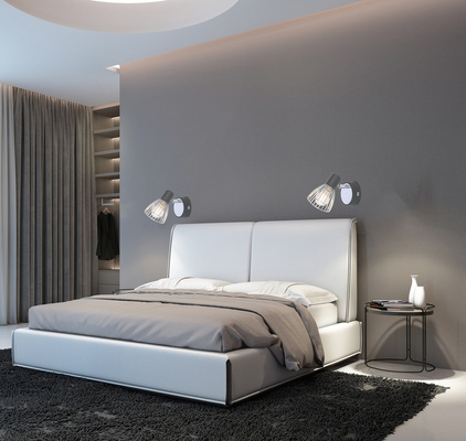 Lampa ścienna kinkiet 1X40W E14 czarny + chrom MODO 91-61515
