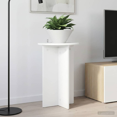 Stojak na rośliny 2 pcs Biały ?40 x 60 cm Drewno inżynieryjne