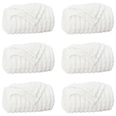 Koce narzutowe 6 pcs Biały 200 x 150 cm Polar