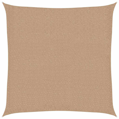 Żagiel przeciwsłoneczny, 160 g/m?, taupe, 2x2 m, HDPE
