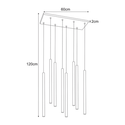 Lampa wisząca K-5837 z serii SUNO