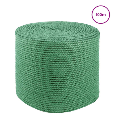 10 szt. 2 mm zielony 100% juta Tossa