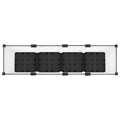Donica do podwyższonej rabaty, 160x40x38 cm, polipropylen