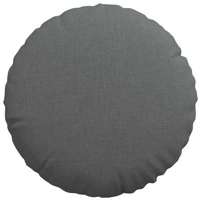 Poduszki na siedziska 2 pcs Ciemnoszary ?40 x 13 cm tkanina