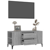 Szafka pod TV, szary dąb sonoma, 102x44,5x50 cm vidaXL