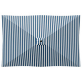 Parasol ogrodowy z podstawą 200 x 300 cm Poliester Prostokątny