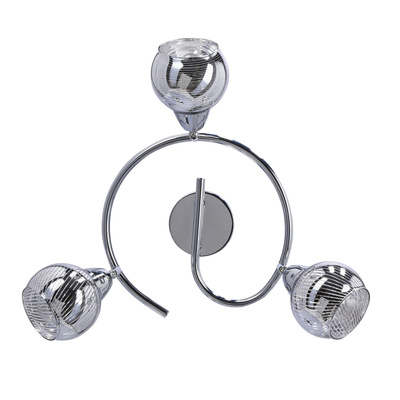 Lampa sufitowa spirala 3X10W E14 LED chrom FORT 98-62833