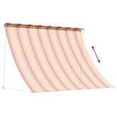 Markiza Wielokolorowe 400 x 150 cm