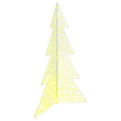 Choinka z 240 diodami LED Ciepła biel 180 cm Akryl