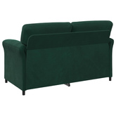 Sofa dwuosobowa Ciemnozielony 158 x 83 x 95 cm Welur