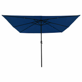 Parasolka ogrodowa 295 x 295 x 245 cm Poliester i Stal