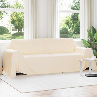 Koce narzutowe 6 pcs Kremowy 350 x 270 cm Polar