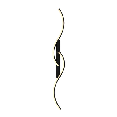 Kinkiet LED Abigali Persi 16W 60 cm czarny