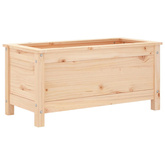 vidaXL Donica ogrodowa, 82,5x40x39 cm, lite drewno sosnowe