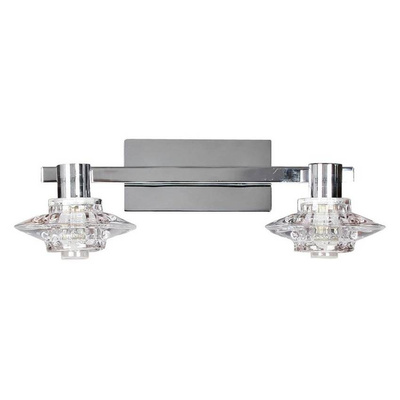 Lampa sufitowa  Rastek l 2x40W G9 w kolorze chrom nowoczesna i  dekoracyjna lampa do salonu sypialni korytarza