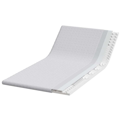 Nakładka na materac Biały 90 x 190 cm Tkanina jacquard